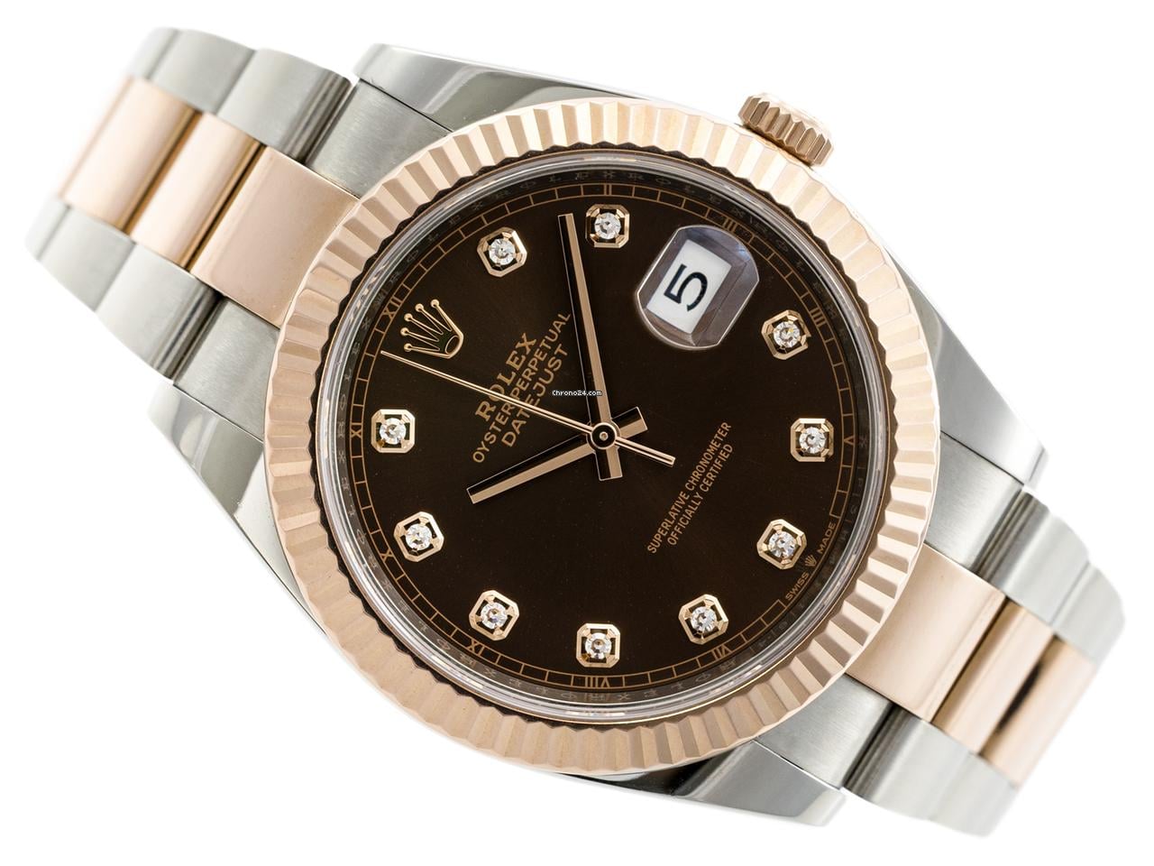 ROLEX NEW EDITION DATEJUST PRESIDENCIAL PLATEADO/DORADO FUNDO NEGRO