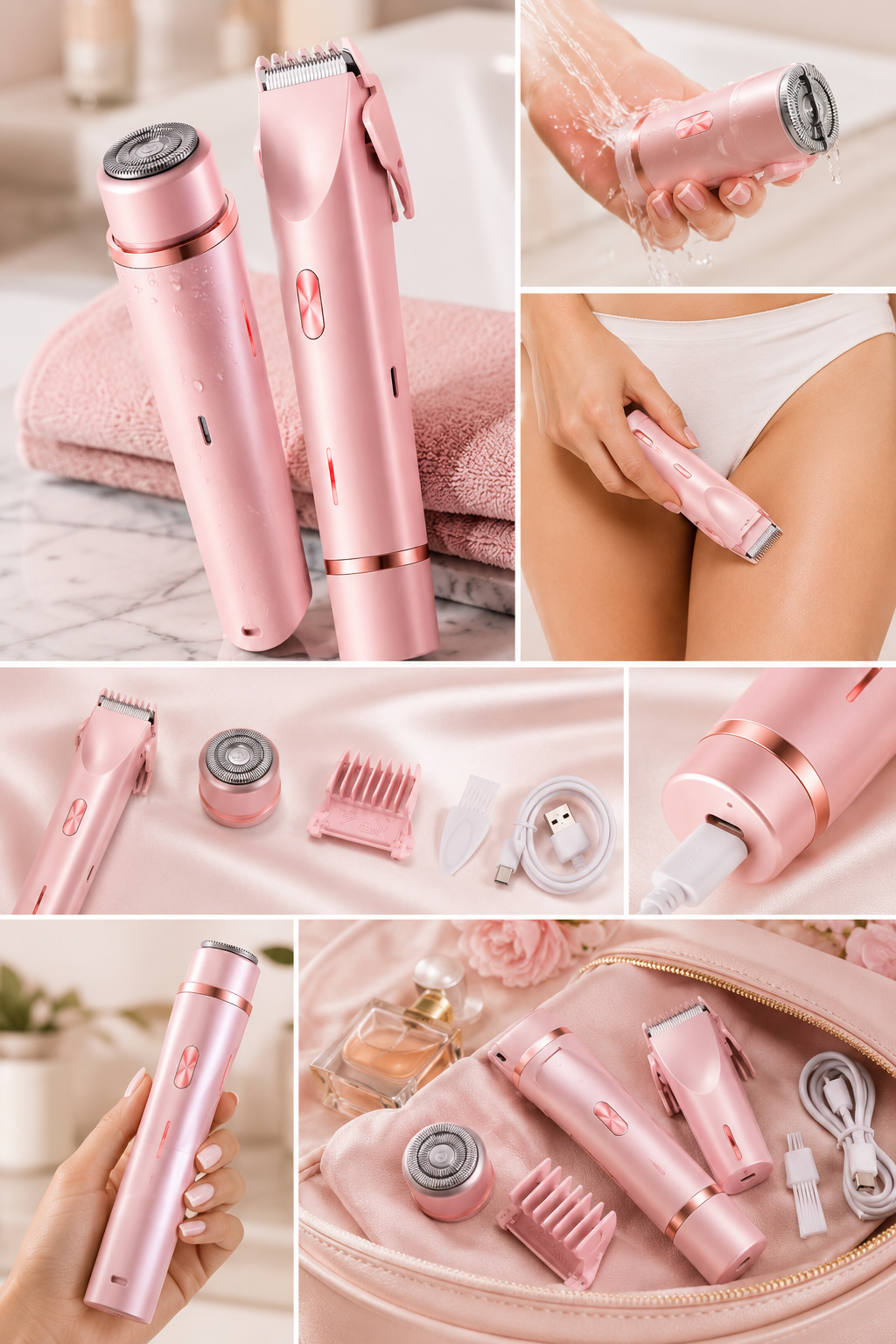 LumiShave™ | Depiladora Eléctrica 2 en 1
