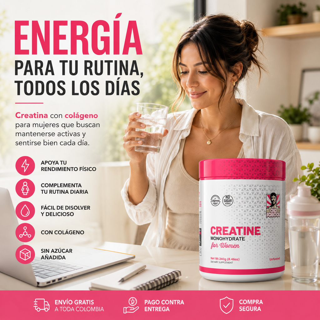 Creatina Monohidratada para Mujeres | 240g
