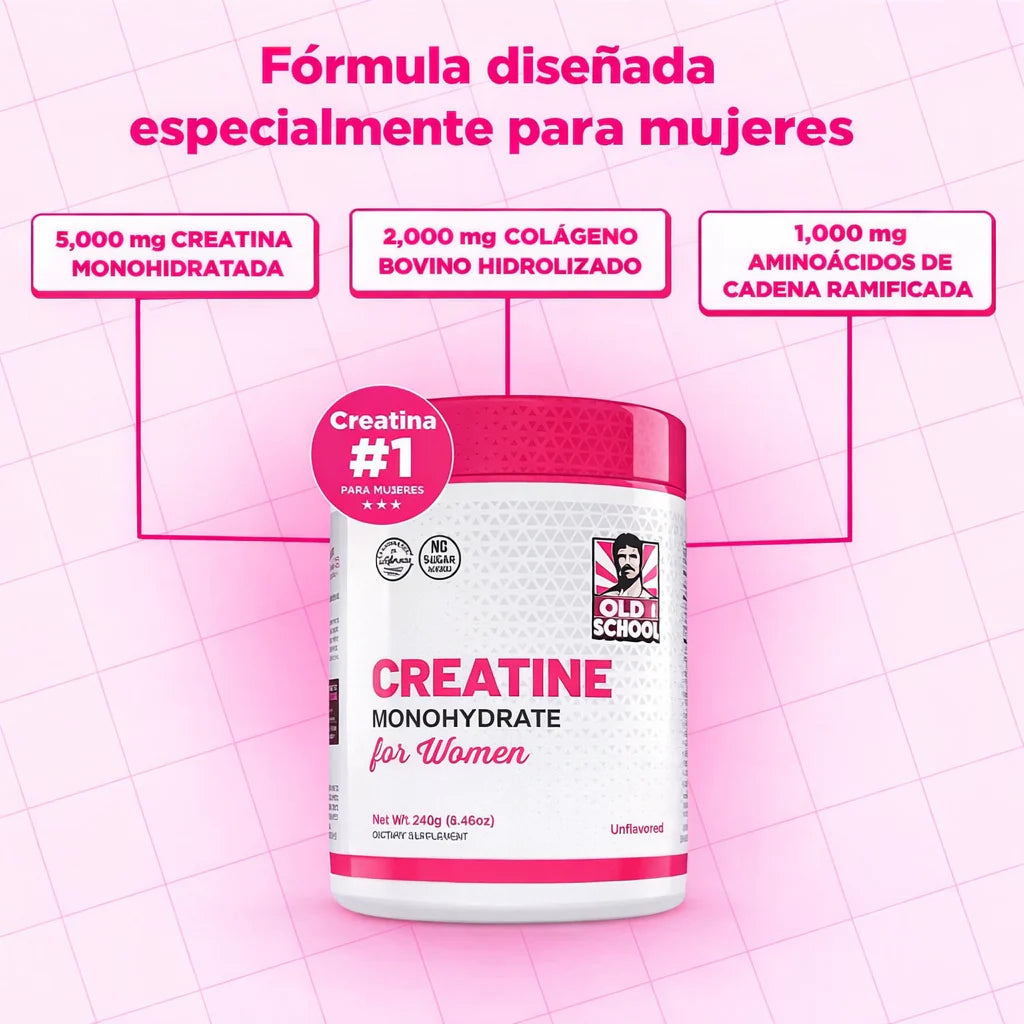 Creatina Monohidratada para Mujeres | 240g