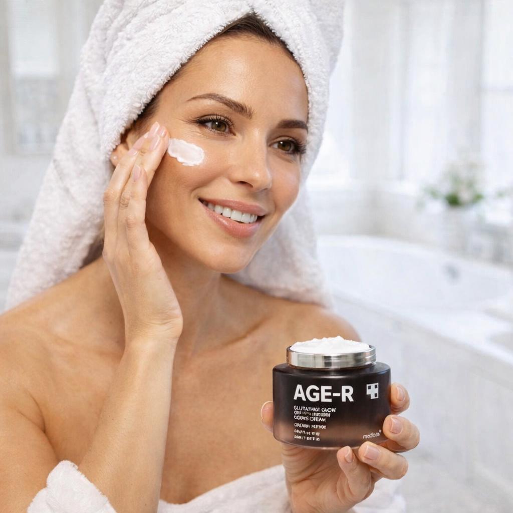 Medicube AGE-R - Crema en cápsulas con glutatión para un brillo radiante