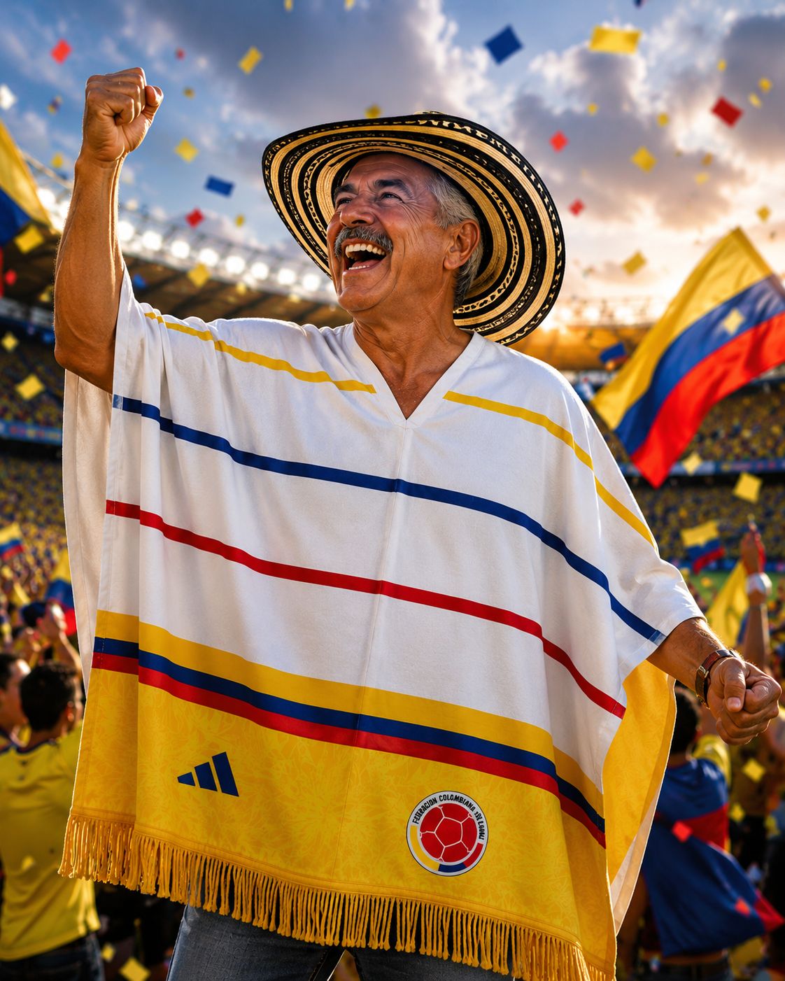 PONCHO SELECCION COLOMBIA